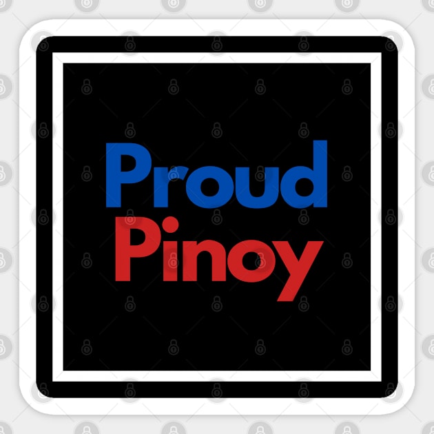 proud pinoy Sticker by CatheBelan